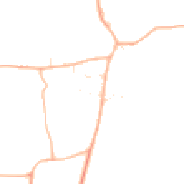 Daytime road noise heatmap for GL7 6HS