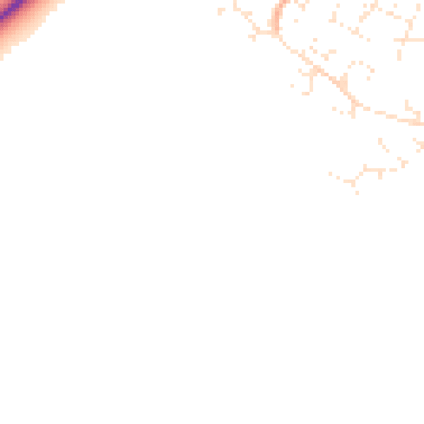 Daytime road noise heatmap for GL7 6JP