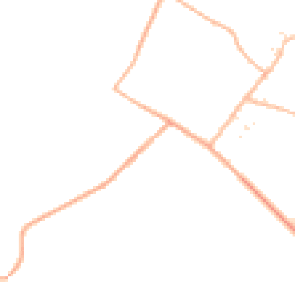 Daytime road noise heatmap for GL7 6NR