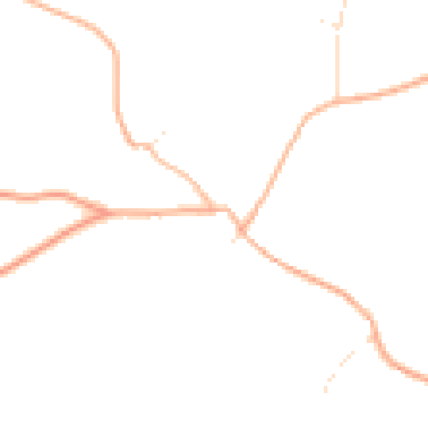 Daytime road noise heatmap for GL7 7AA