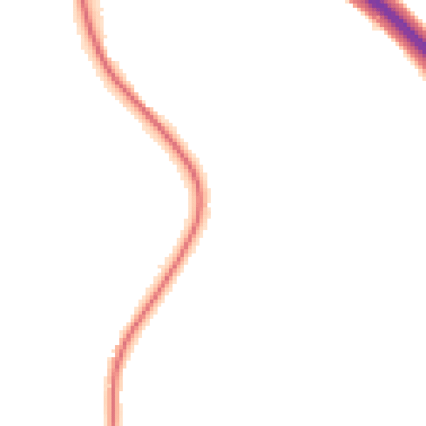 Night-time road noise heatmap for GL7 7BE