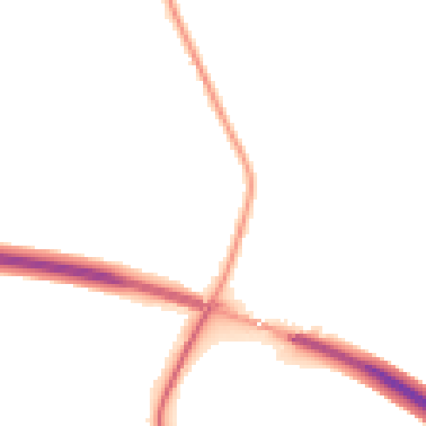 Night-time road noise heatmap for GL7 7BH