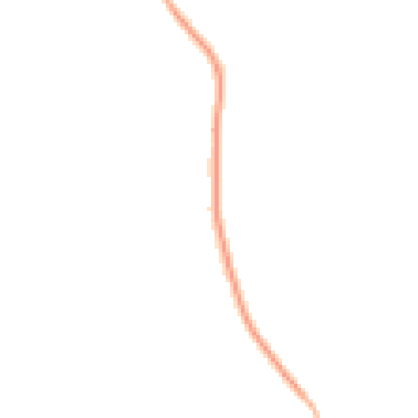 Night-time road noise heatmap for GL7 7BU