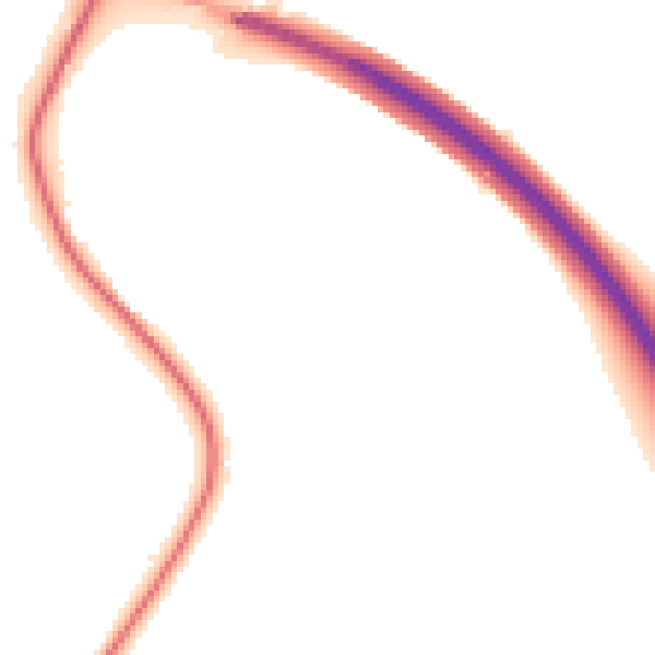 Night-time road noise heatmap for GL7 7DJ