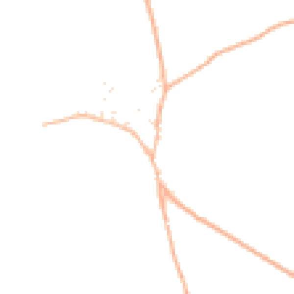 Daytime road noise heatmap for GL7 7EG