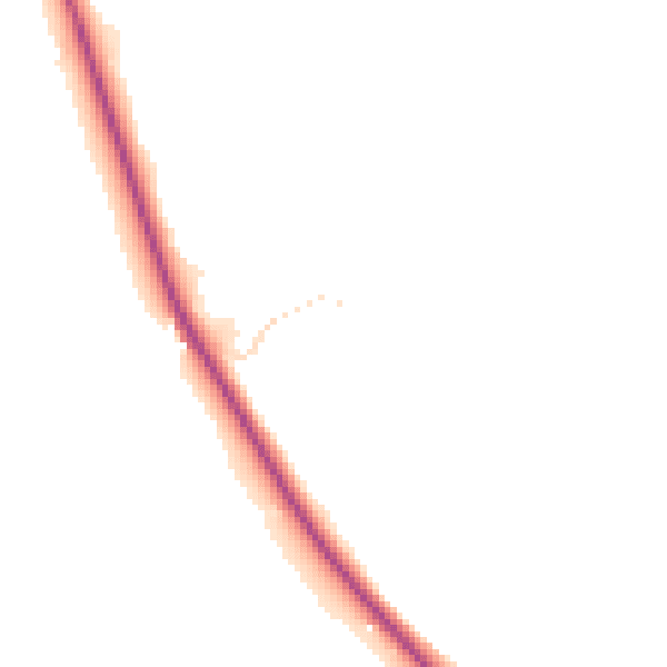 Daytime road noise heatmap for GL7 7EX