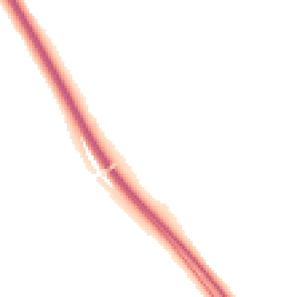 Night-time road noise heatmap for GL7 7JR