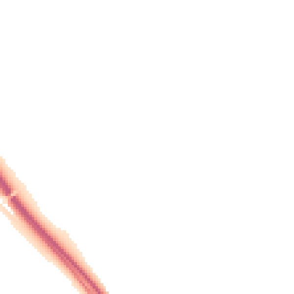 Night-time road noise heatmap for GL7 7JS