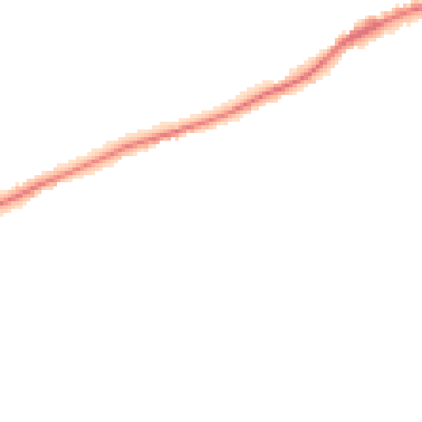 Night-time road noise heatmap for GU1 2QL