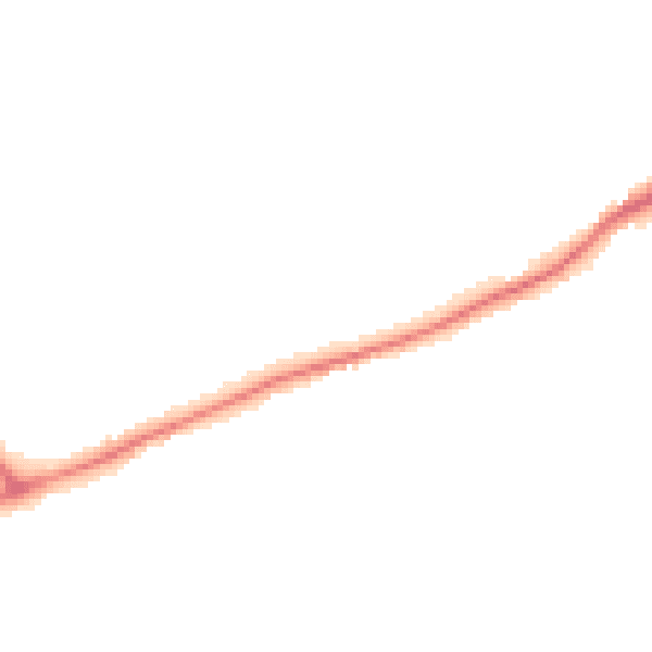 Night-time road noise heatmap for GU1 2QU