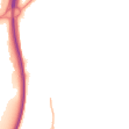 Night-time road noise heatmap for GU10 1DA