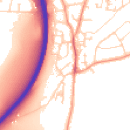 Daytime road noise heatmap for GU10 1EJ