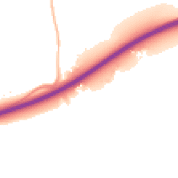 Night-time road noise heatmap for GU10 1FD