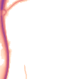 Night-time road noise heatmap for GU10 1FL