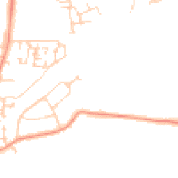 Daytime road noise heatmap for GU10 1FZ