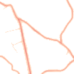 Daytime road noise heatmap for GU10 1PX