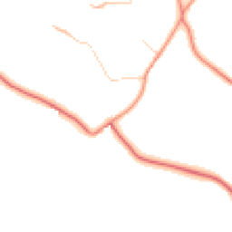 Daytime road noise heatmap for GU10 1RJ