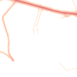 Daytime road noise heatmap for GU10 2AX