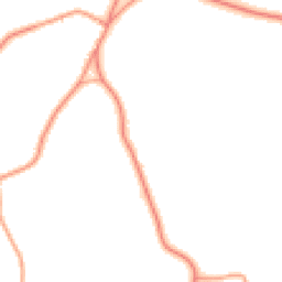 Daytime road noise heatmap for GU10 2BE