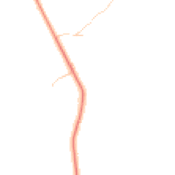 Daytime road noise heatmap for GU10 2DD