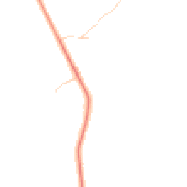 Daytime road noise heatmap for GU10 2DD