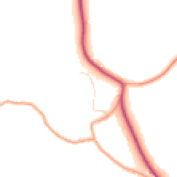 Daytime road noise heatmap for GU10 2HP