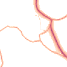 Daytime road noise heatmap for GU10 2HS