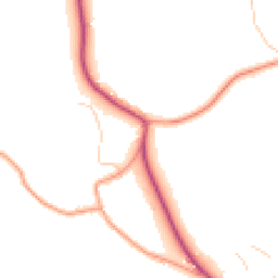 Daytime road noise heatmap for GU10 2HW