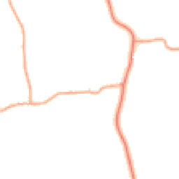 Daytime road noise heatmap for GU10 2LT