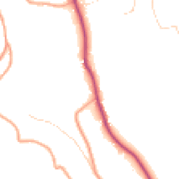 Daytime road noise heatmap for GU10 2NZ