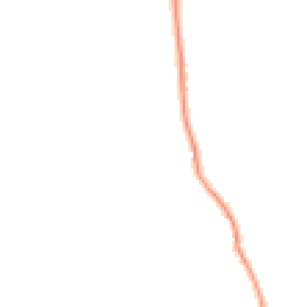 Night-time road noise heatmap for GU10 3AR