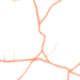 Daytime road noise heatmap for GU10 3BZ