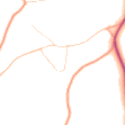 Daytime road noise heatmap for GU10 3DX
