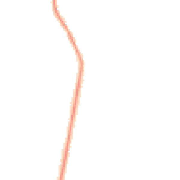 Night-time road noise heatmap for GU10 3JE