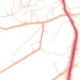 Daytime road noise heatmap for GU10 3JL