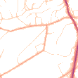 Daytime road noise heatmap for GU10 3JW