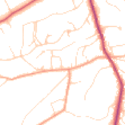 Daytime road noise heatmap for GU10 3LP