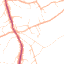 Daytime road noise heatmap for GU10 3PJ