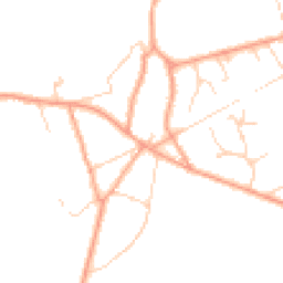 Daytime road noise heatmap for GU10 4AA
