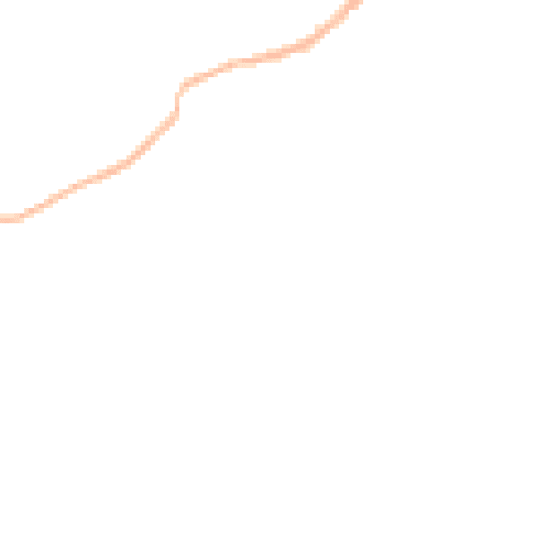 Night-time road noise heatmap for GU10 4PA