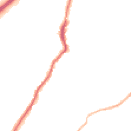 Night-time road noise heatmap for GU10 4PZ