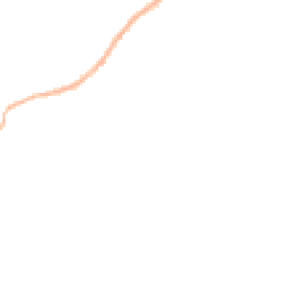 Night-time road noise heatmap for GU10 4RF