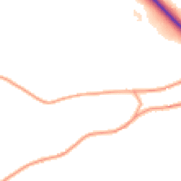 Daytime road noise heatmap for GU10 5AR
