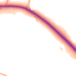 Daytime road noise heatmap for GU10 5AY