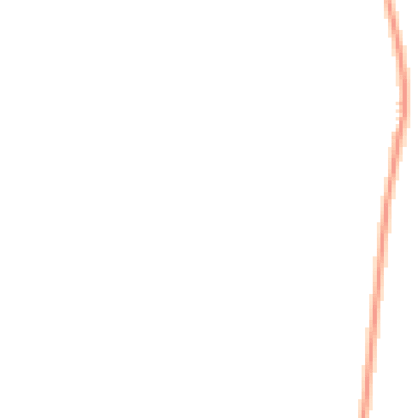 Night-time road noise heatmap for GU10 5BX