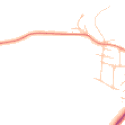 Daytime road noise heatmap for GU10 5DL
