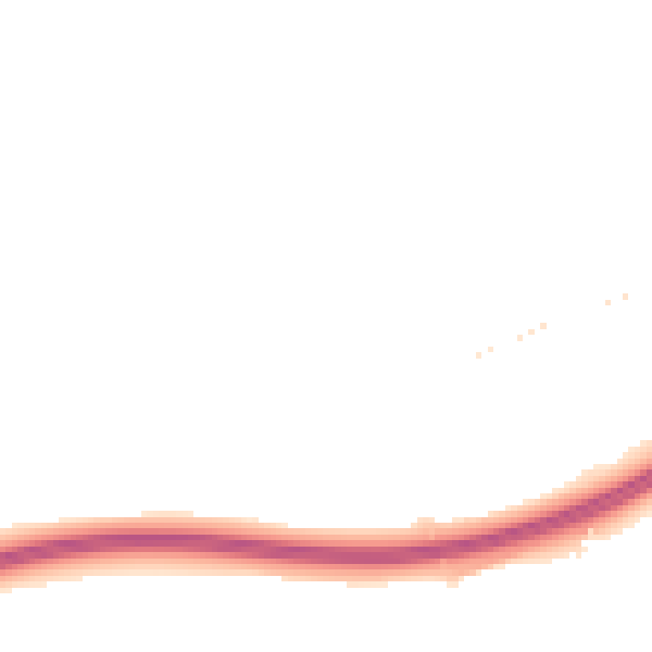 Night-time road noise heatmap for GU10 5DQ
