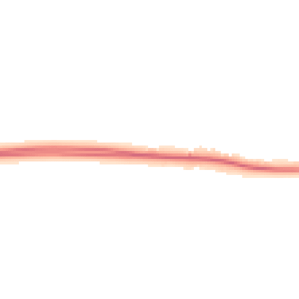 Night-time road noise heatmap for GU10 5EQ