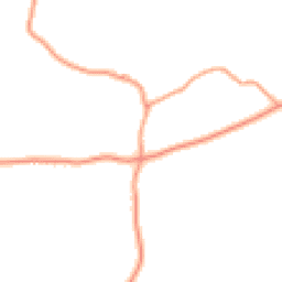 Daytime road noise heatmap for GU10 5HG