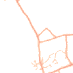 Daytime road noise heatmap for GU10 5LU